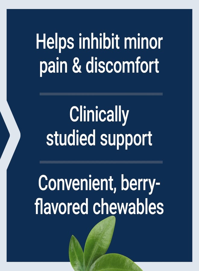 Life Extension Pea Discomfort Relief (Berry Flavor) for Occasional Minor Pain & Discomfort – Palmitoylethanolamide Supplement - Gluten-Free, Non-GMO, Vegetarian – 60 Chewable Tablets - Image 4